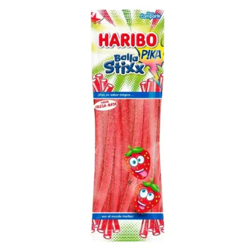 Haribo day 200g Balla Stixx Strawberry PIKA