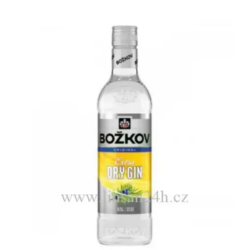 Božkov 0,5L Extra Dry Gin 37,5%