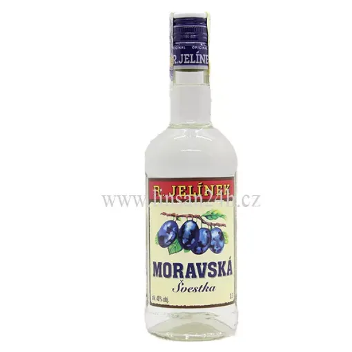 Moravská švestka bílá. 0,5L 38%