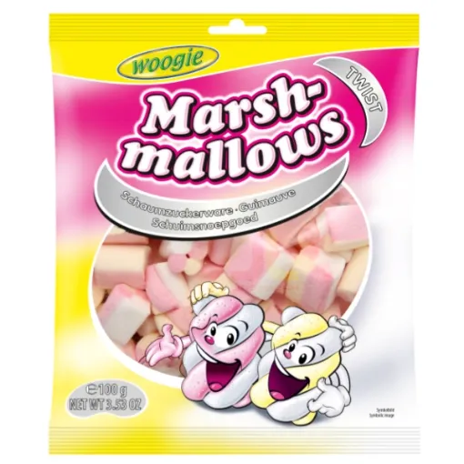 Woogie 100g Marshmallows Twist