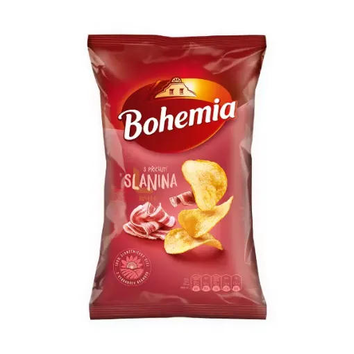 Bohemia chips 140g Slanina