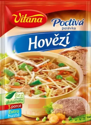 Vitana Poctivá Polévka 78g Hovězí