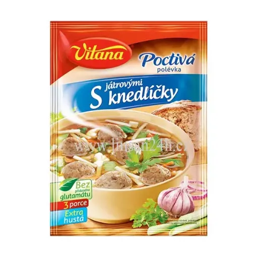 Vitana Poctivá Polévka 88g S játrovými knedlíčky