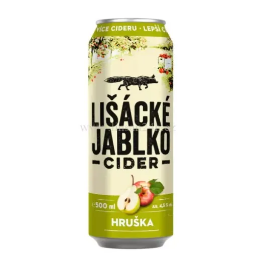 Cider Lišácké 500ml Jablko &  Hruška