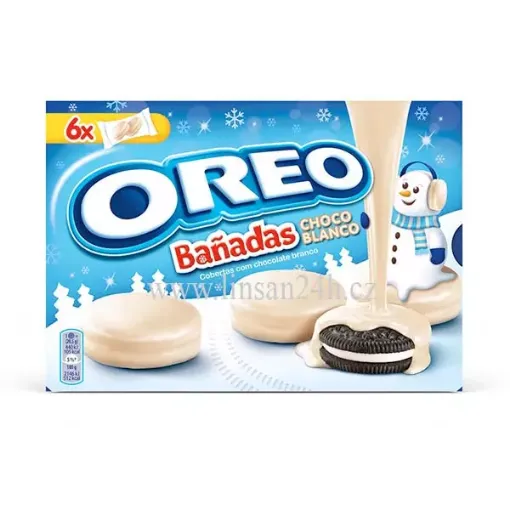 Oreo 246g Covered - Máčené Bílé Čoko - White Choco