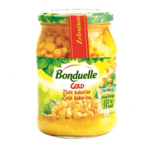 Bonduelle 580ml 530g SKLO Zlatá Kukurice