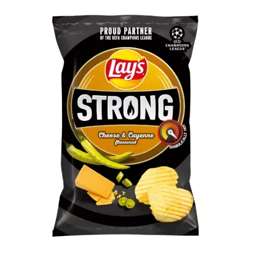 Lays 65g Strong - Cheese & Jalapeno