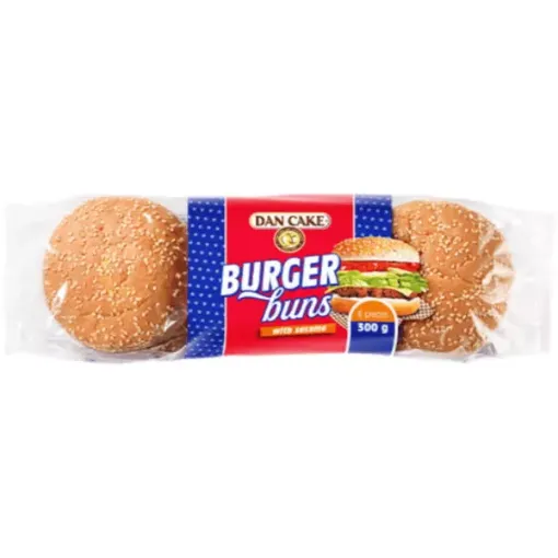 DanCake Burger 300g Buns with Sesame (6ks)