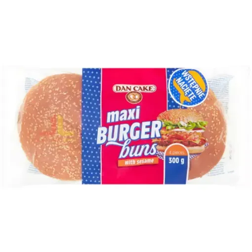 DanCake Burger 300g MAXI Buns with Sesame (4ks)