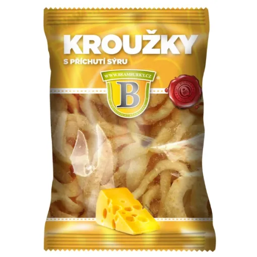 BramburkyCZ Kroužky 50g Sýrové