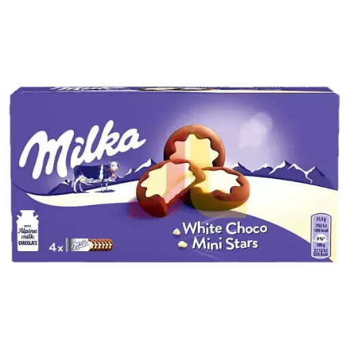 Milka šus. 150G White Choco Mini Star