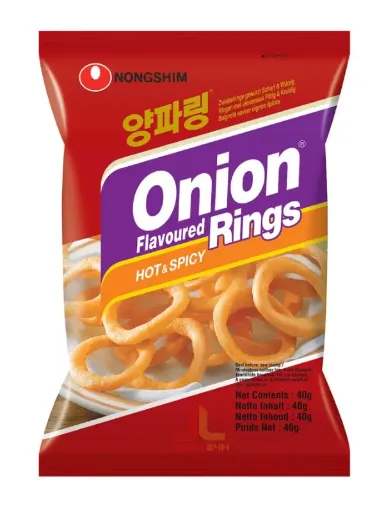 Nongs Chips 40g Onion Ring Hot & Spicy 