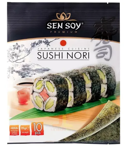 SenSoy Sushi Nori 25g - Sushi Mořské Řasy 10 plátků