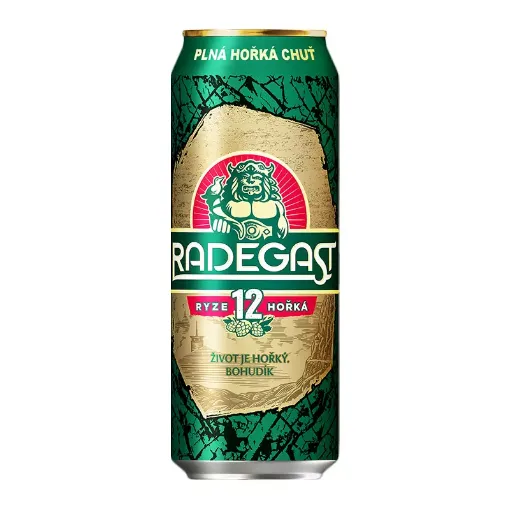 Radegast 500ml Ryze Hořká 12 Plech 4x6ks