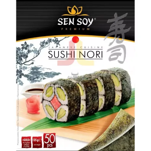 SenSoy Sushi Nori 125g - Sushi Mořské Řasy 50 plátků