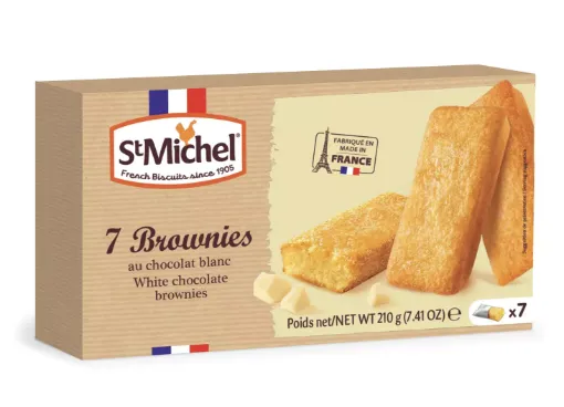 St. Michel 210g Brownies Bílá čokoláda