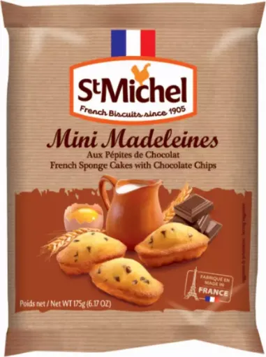 St. Michel 175g Mini Madlenky s kousky čokolády