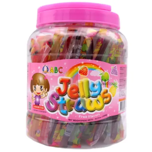 Jelly Straws DP 1000g Assorted