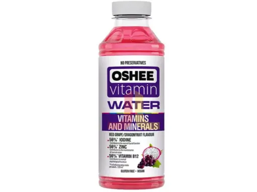 Oshee Vitamínová 555ml Minerály & vitamíny  (hrozen-pitaya)