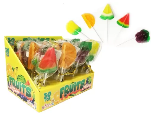 Lízátka Fruits Lollipop 12g (12b/kart)