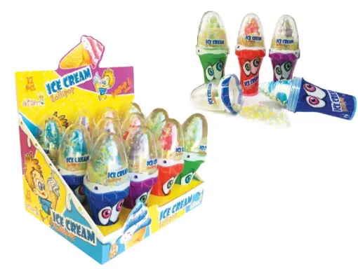 Hračky Ice Cream 23g Lollipop (12b/kart)