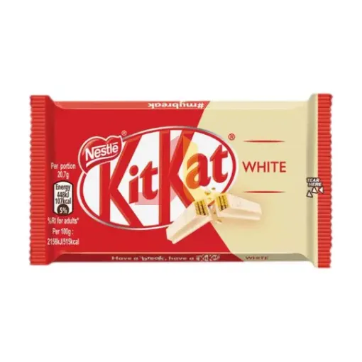 Kitkat CZ Fingers 41,5g DET WHITE - bílé