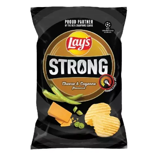 Lays 120g Strong - Cheese & Jalapeno