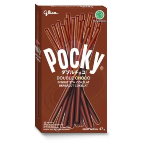 Pocky Glico 47g Double Chocolate (12b*10ks)