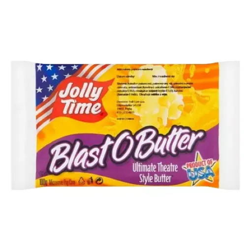 Jolly Time Popcorn Blast o Butter 100g(8x18ks)