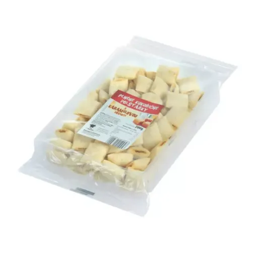 Kukuřičné polštářky plněné - Karamel 200g