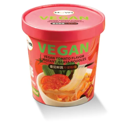 Vegan TOMATO instant glass noodles cup 128gr
