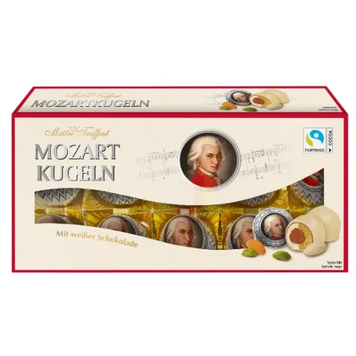 Maitre Mozart Balls 200g White Chocolate