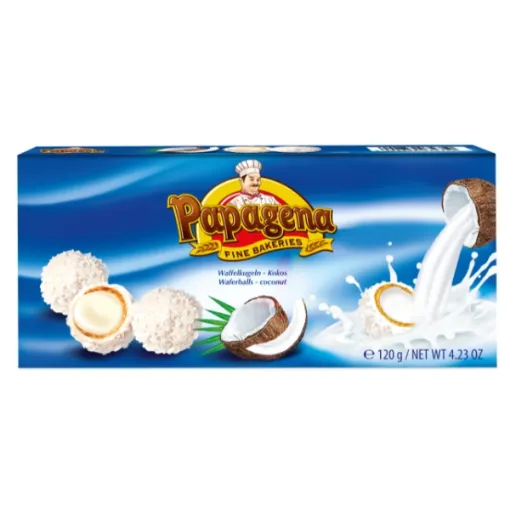 Papagena Waferballs 120g Coconut