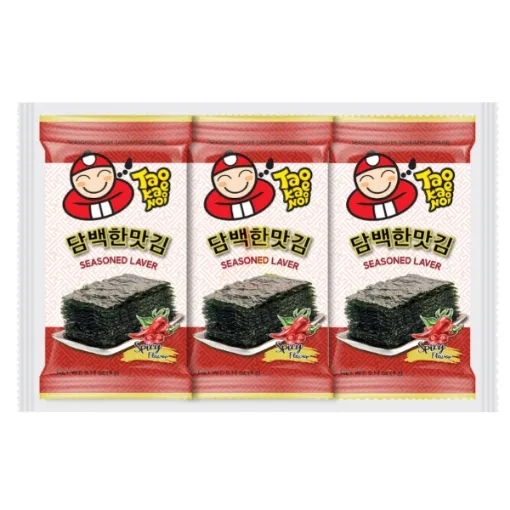 Tao Kae Noi 20b*(3ks*4g) Roasted Seaweed Spicy
