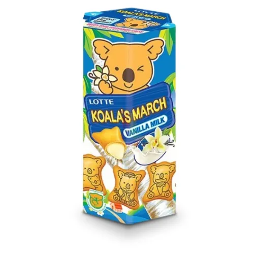 Lotte Banh Gau 37g Koala's March Vanilla Milk (8bx6ks)