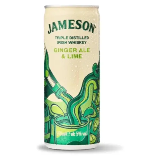 Alk.Mix Jameson 250ml Ginger Lime 5%