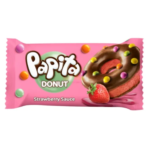 Papita Donut 40g Strawberry (6b*24ks)