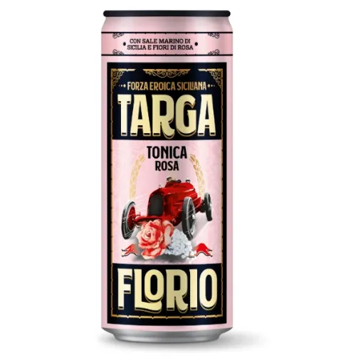 Targa Florio plech. 330ml Tonica Rosa