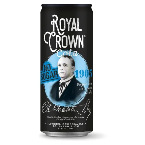 Royal Crown Cola plech. 330 ml No Sugar