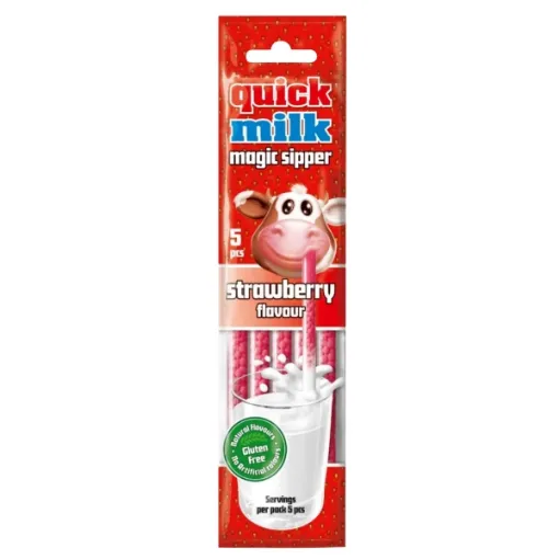 Quick Milk 5pcs 30g Strawberry - Jahoda (12b*20ks)