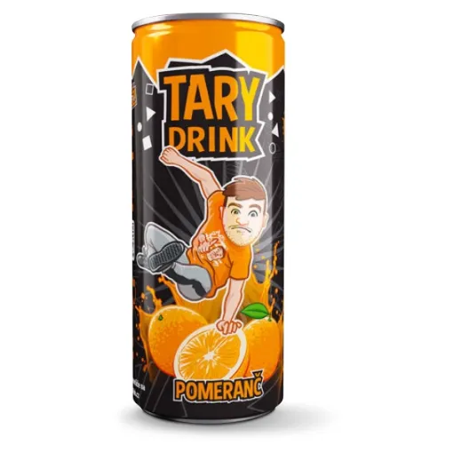 Tary Drink plech. 250ml Pomeranč