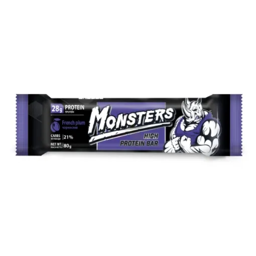 Protein Tyčinka MONSTERS 80g  Švestka 10b*20ks