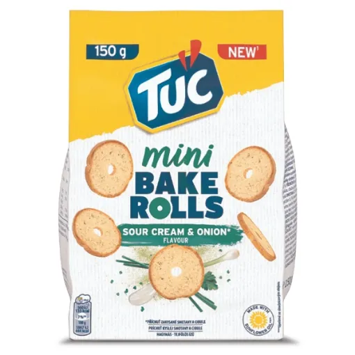 TUC Bake Rolls Mini 150g Smetana & Cibule