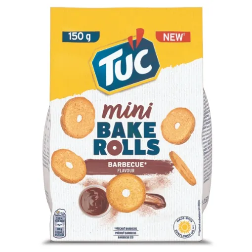 TUC Bake Rolls Mini 150g BBQ