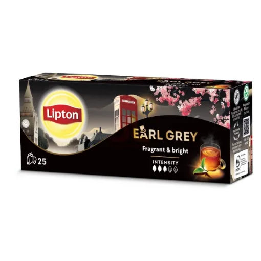 Lipton čaj 25ks x 1,5g Earl Grey