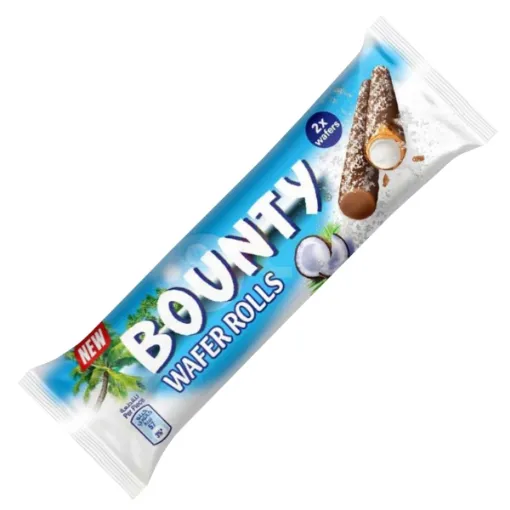 Bounty 22,5g Wafer Rolls - Bílý