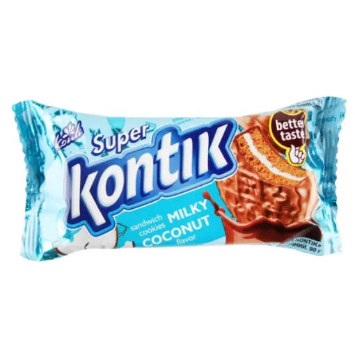 UKR Konti Sušenky - Super Kontik 45g Mléčné a Kokos