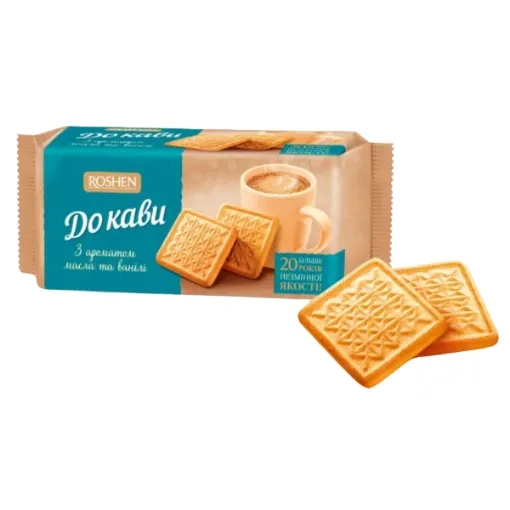 UKR Roshen Sušenky 185g Máslo / Vanilka