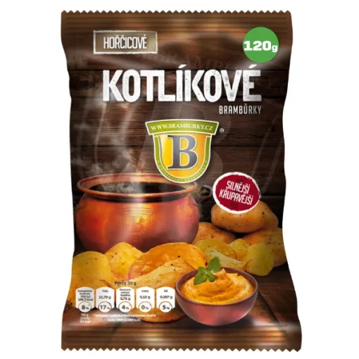 BramburkyCZ Kotlíkové 120g Hořčice
