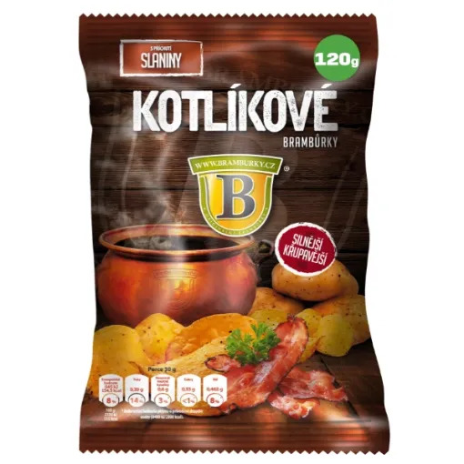 BramburkyCZ Kotlíkové 120g Slaniny